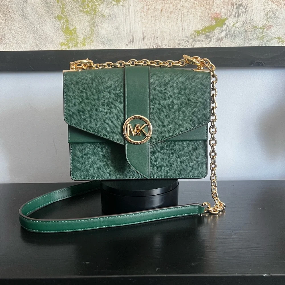 MICHAEL KORS
Greenwich Small Saffiano Leather Crossbody Bag - Picture 1 of 10